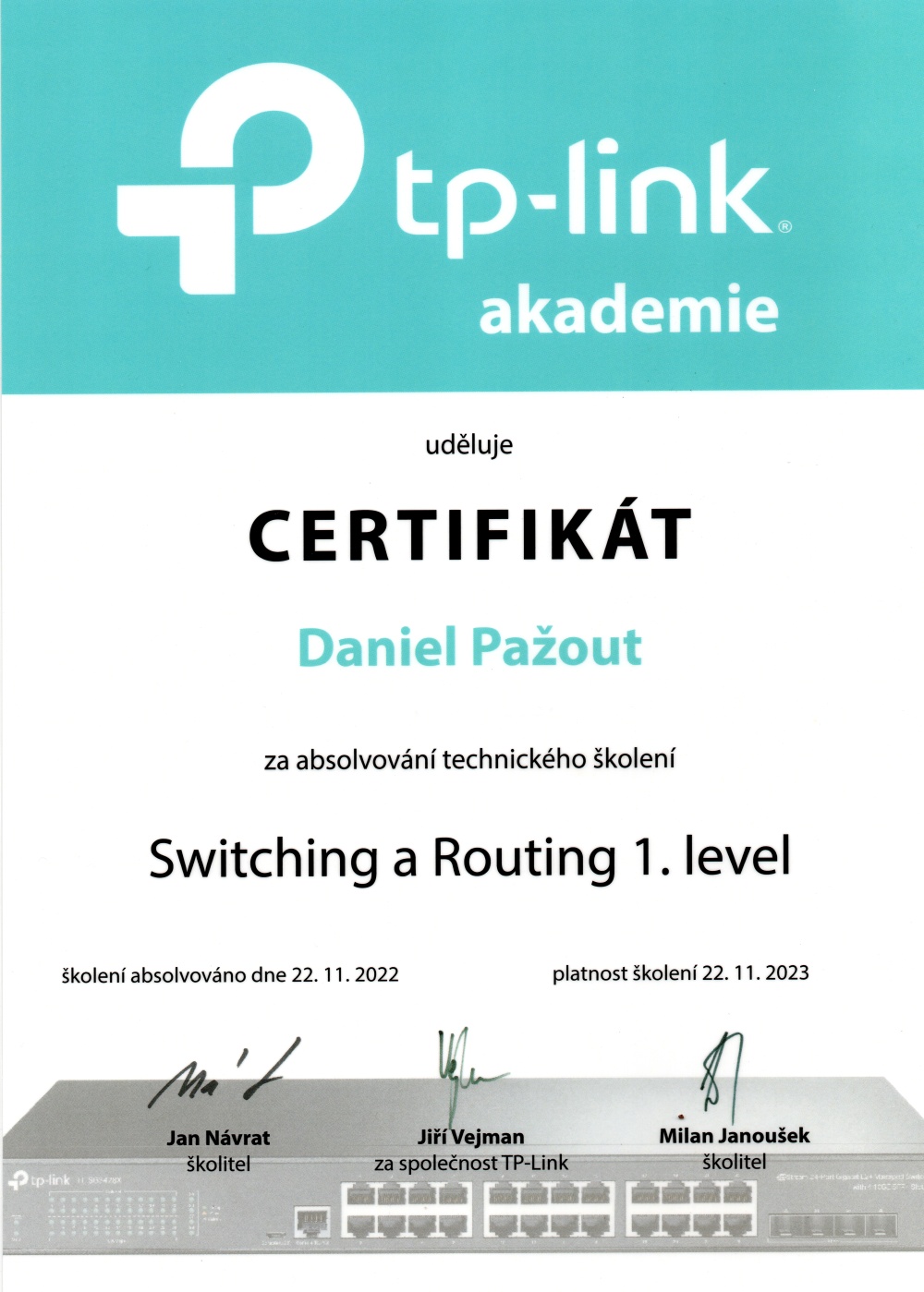 2022 cert switching routing