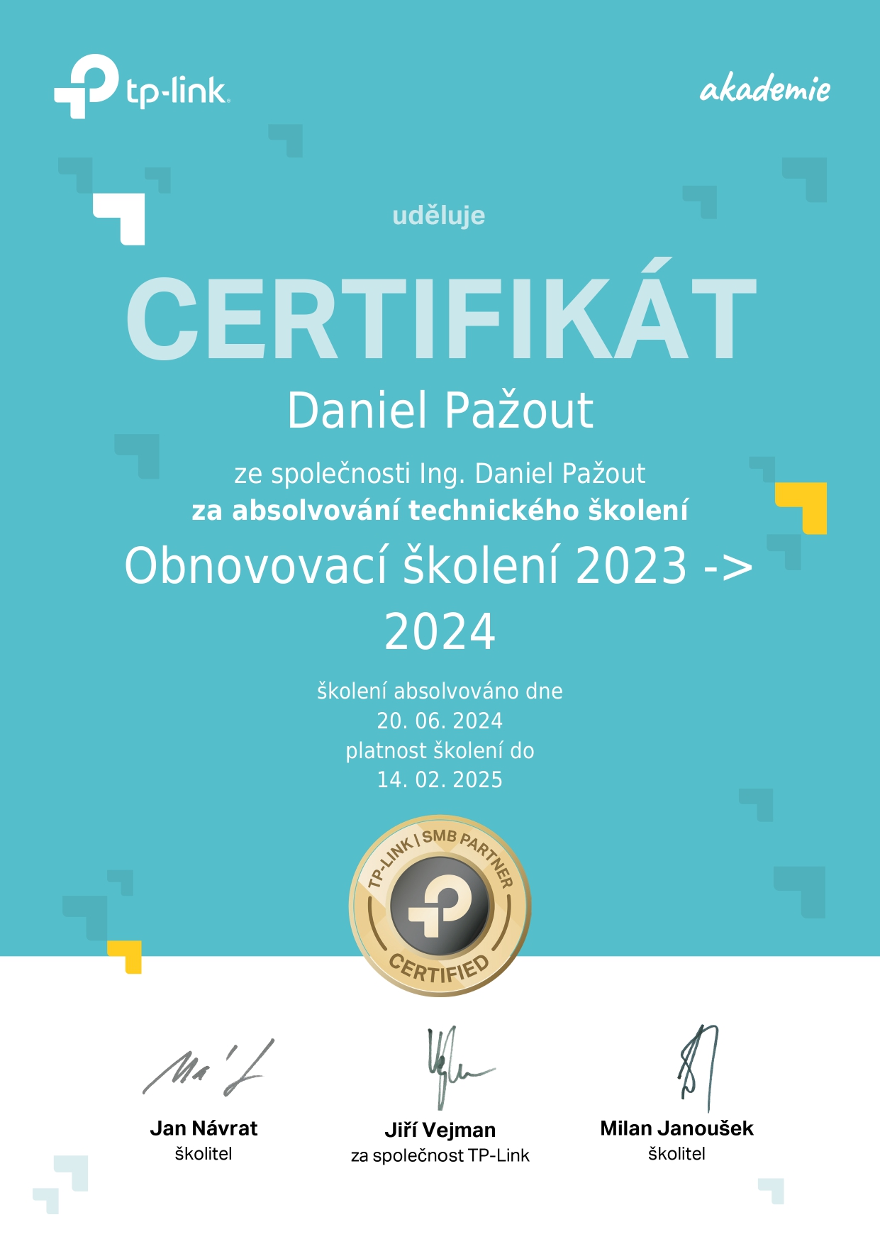 TPLink certificate 1718872810